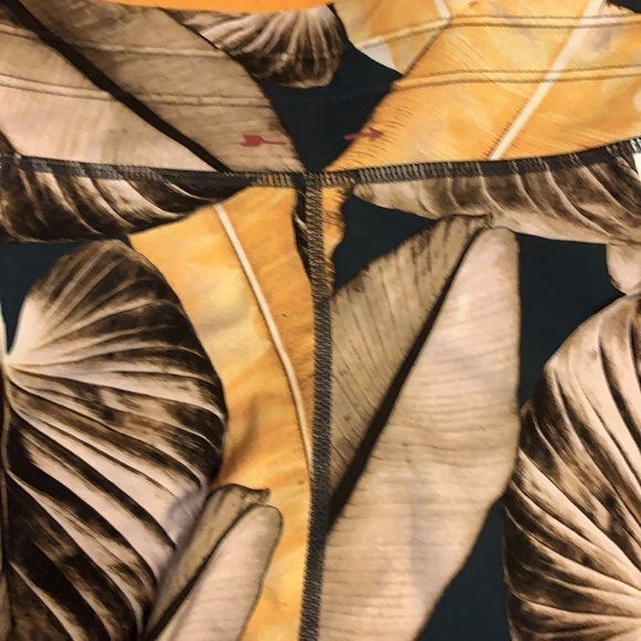 The Upside HR Tropical Leaves Print Leggings 4 - Picture 5 of 10